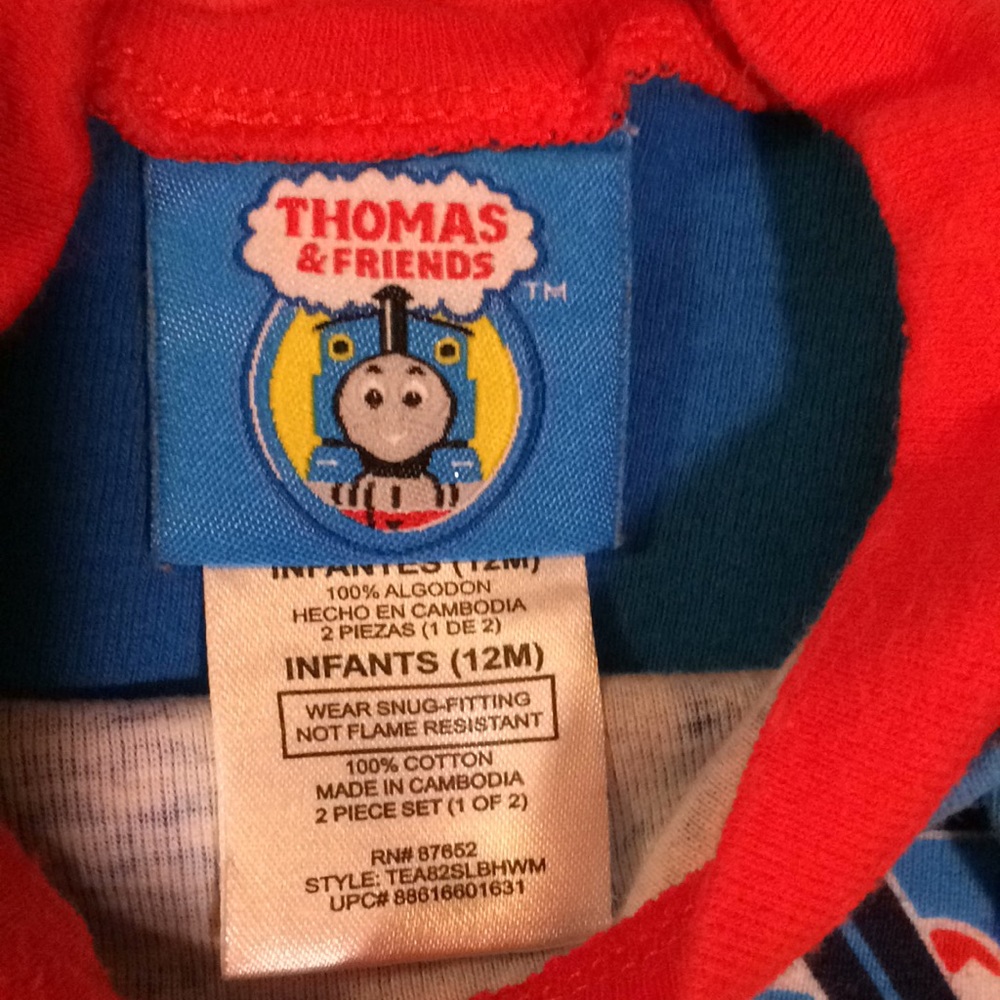 [Thomas the Train] 2pr PJs - Picture 6 of 6